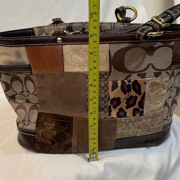 Coach Multicolor Patchwork Tote Bag - Picture 7 of 8